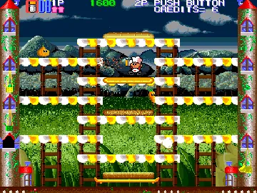 Super Burger Time (World) screen shot game playing